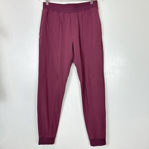 Alo Yoga Co-Op Unisex Jogger Pants Cranberry Size M Athleisure, off-duty, lounge